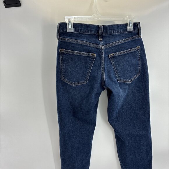 Old Navy Mens 28x30 Straight Built In Flex Jeans Blue Denim Stretch Casual - Picture 4 of 7